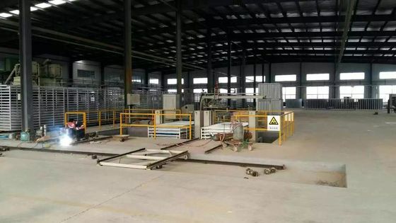 Kompaktowa struktura Automatyczna linia produkcyjna płyt ściennych z włókna cementowego