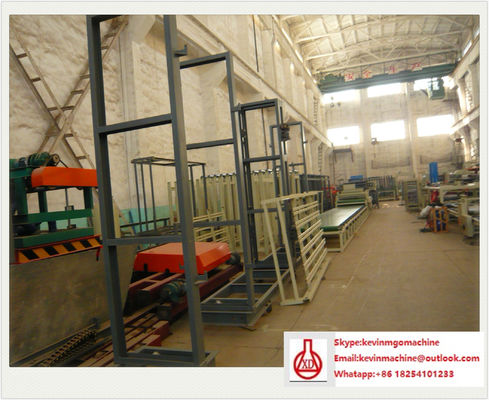 Linia produkcyjna płyt cementowo-włóknistych odpornych na ciepło z procesem automatyzacji