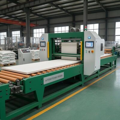 Automatyczna maszyna do tworzenia płyt mgo zawierająca dostosowany kolor produktu w celu uzyskania wyników produkcji płyt z tlenku magnezu